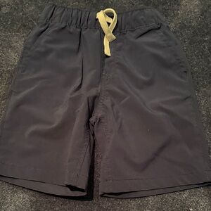 The Children's Place Navy Shorts with Tan Drawstring